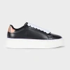 Paul Smith Women's Black Leather 'guppy' Platform Trainers In Black
