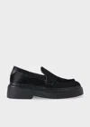Paul Smith Women's Black Leather 'isona' Platform Loafers In Black