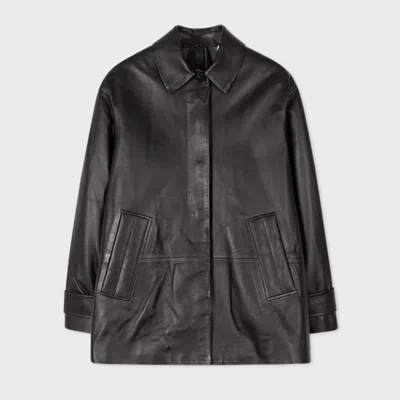 Paul Smith Womens Jacket Leather In Black