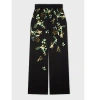 Paul Smith Women's Black 'lens Blur Botanical' Drawstring Trousers In Black
