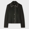 Paul Smith Women's Black Milano 'signature Stripe' Jacket In Black