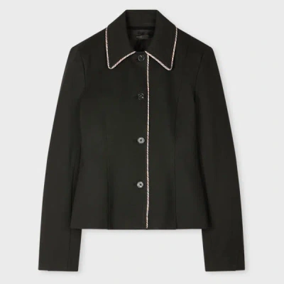 Paul Smith Women's Black Milano 'signature Stripe' Jacket