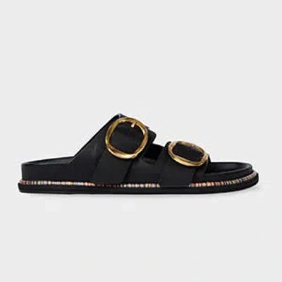 PAUL SMITH WOMEN'S BLACK 'MISIA' MULE SANDALS