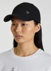 Paul Smith Zebra-logo Baseball Cap In Black