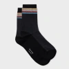 Paul Smith Frida Signature Socks Black In Black