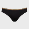 PAUL SMITH WOMEN'S BLACK 'SIGNATURE STRIPE' TRIM BIKINI BOTTOM