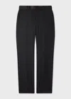 Paul Smith Women's Black 'tonal Stripe' Tux Trousers In Black