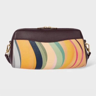 Paul Smith Women's 'bridget' Swirl Leather Shoulder Bag Multicolour