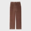 Paul Smith Women's Brown Cord Wide-leg Trousers Pink In Brown