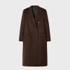 Paul Smith Wool And Cashmere Coat In Brown