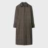 Paul Smith Women's Brown Multi-houndstooth Wool-blend Coat In Multi