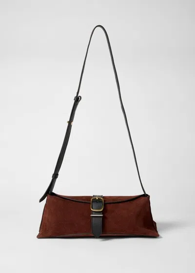 Paul Smith Women's Brown Suede Shoulder Bag