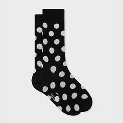 Paul Smith Women's Cotton-blend 'polka Dot' Socks Black