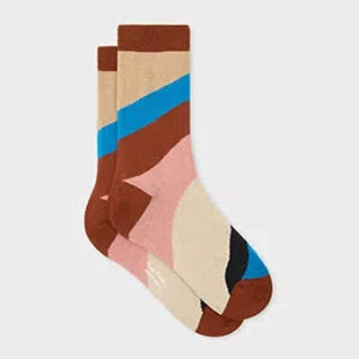 Paul Smith Women's Cotton-blend 'swirl' Socks Multicolour