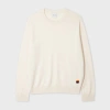 Paul Smith Women's Cream Crew Neck Cashmere Sweater White In White