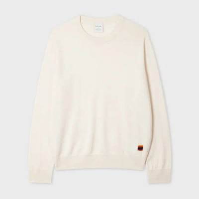 Paul Smith Women's Cream Crew Neck Cashmere Sweater White