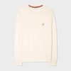 Paul Smith Women's Cream Lounge Jersey 'swirl Heart' Long-sleeve Top White
