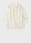 Paul Smith Camicia Signature Stripe In Neutral