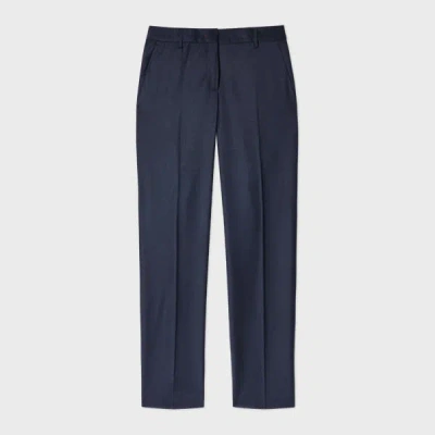 Paul Smith Women's Dark Blue Slim-fit Trousers