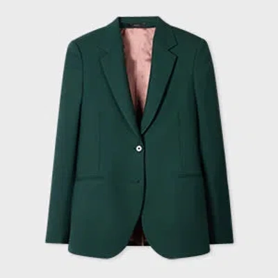 Paul Smith Women's Dark Green Wool Two-button Blazer