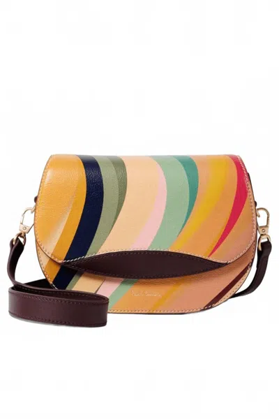 Paul Smith Women's Dusky Saddle Bag In Swirl In Multi