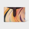 Paul Smith Women's 'dusky Swirl' Leather Pull-out Card Holder Multicolour In Multicolour