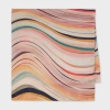 Paul Smith Women's 'dusky Swirl' Silk Square Scarf Multicolour