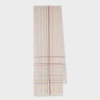 Paul Smith Women's Ecru Broken 'signature Stripe' Check Scarf White In White