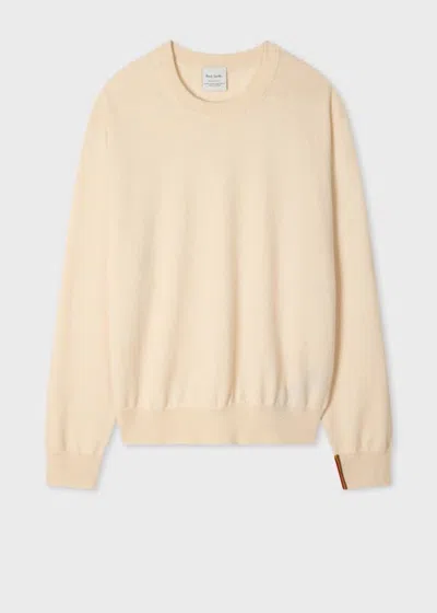 Paul Smith Women's Ecru Crew Neck Sweater White