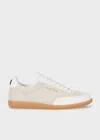 Paul Smith Women's Ecru Leather 'como' Trainers White In White