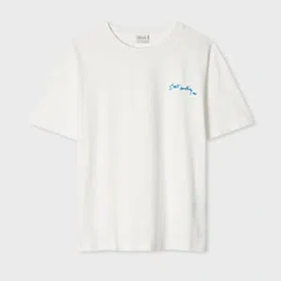 Paul Smith Women's Ecru 'start Something New' T-shirt White