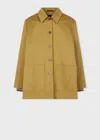Paul Smith Women's Khaki Cotton-blend Work Jacket With Detachable Gilet Green