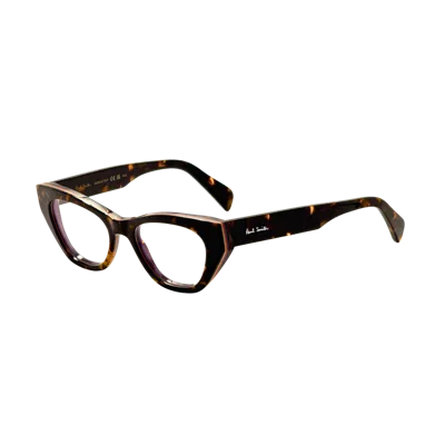 Paul Smith Women's Korda 50mm Havana Multistripes Eyeglasses Ps24606-214-50 In Brown