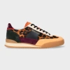 Paul Smith Women's Leather Leopard 'dover' Retro Gum Trainers Multicolour In Multicolour