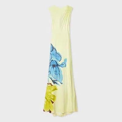 Paul Smith Women's Lemon 'daisy' Placement Print Dress Yellow
