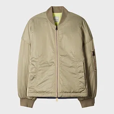 Paul Smith Women's Light Khaki Bomber Jacket Grey In Gray