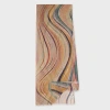 Paul Smith Women's Linen-blend 'swirl' Scarf Multicolour In Brown