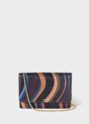 Paul Smith Women's 'midnight Swirl' Leather Pouch Bag Multicolour In Multi