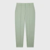 Paul Smith Women's Mint Green Wool Tailored Trousers