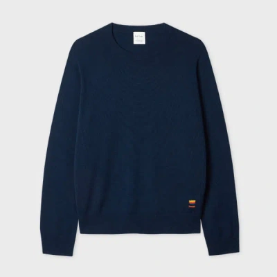 Paul Smith Women's Navy Blue Crew Neck Cashmere Sweater