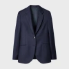 Paul Smith Women's Navy Wool-cashmere Flannel Blazer Blue In Blue