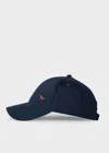 Paul Smith Women's Navy Zebra Logo Baseball Cap Blue In Blue