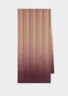Paul Smith Women's Ombre 'signature Stripe' Silk Scarf Multicolour In Multicolour