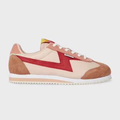 Paul Smith Women's Peach 'jasmine' Trainers Orange In Multi