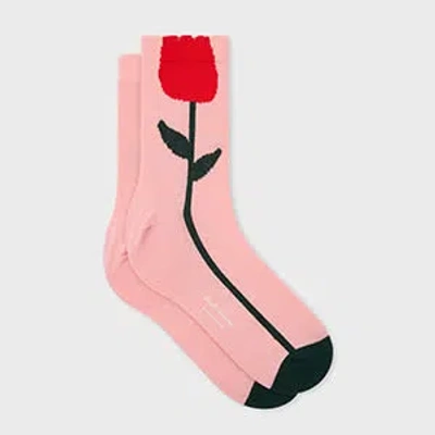 Paul Smith Women's Pink 'tulip' Socks