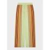 Paul Smith Summer Multiple Silk Pants In Green