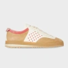 Paul Smith Women's Sand 'zephyr' Leather Trainers Brown In Brown