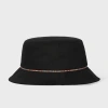 Paul Smith Signature Stripe Hat In Black