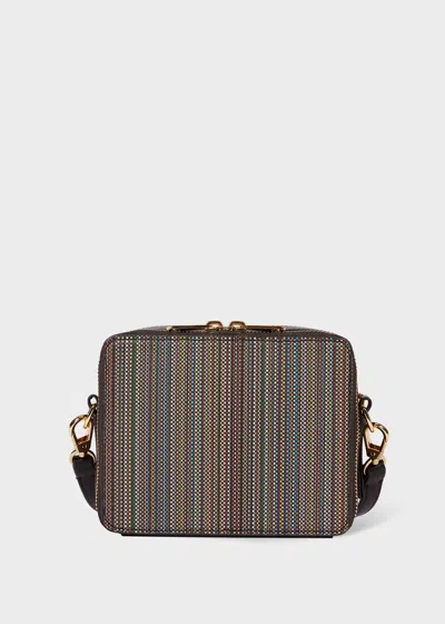 Paul Smith Women's 'signature Stripe' Camera Bag Multicolour