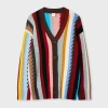 Paul Smith Graphic Print Crew Neck Short Sleeve Top In Multi